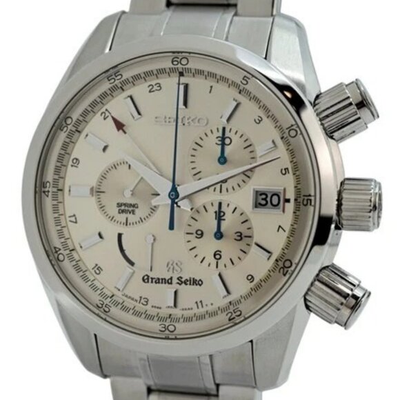 Grand Seiko 43mm Men\'s Spring Drive Chronograph Silver Watch SBGC001 (9R86-0AA0) main image 7